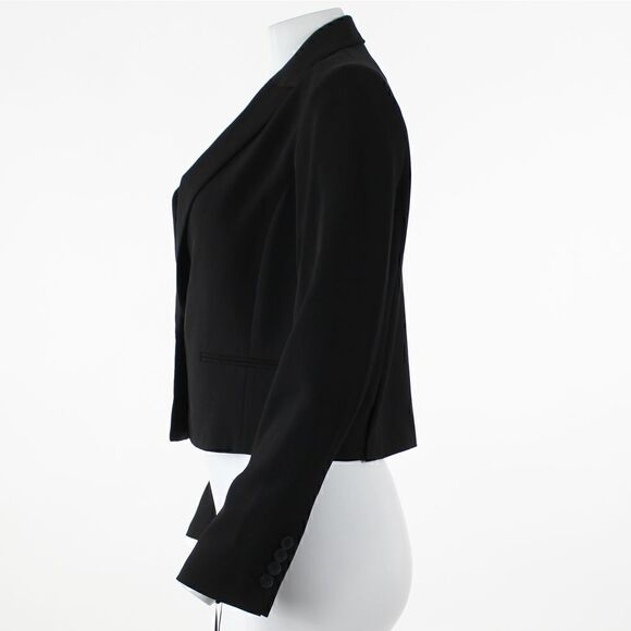 DKNY Peaked Lapel Career Jacket in Black - Picture 4 of 5